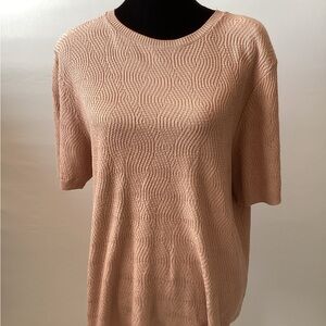 Alfred Dunner short sleeve pullover sweater.